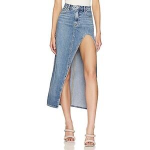 Lovers And Friends 'Emery' Blue Denim Skirt Size 27